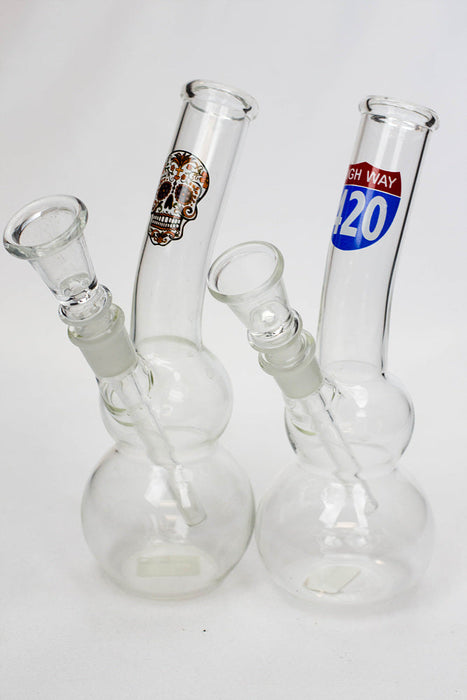 7" glass water bong M1044 | Jupiter Grass