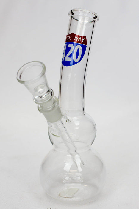 7" glass water bong M1044 | Jupiter Grass