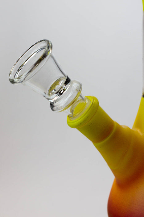 8" dome percolator beaker water bong-Leaf | Jupiter Grass