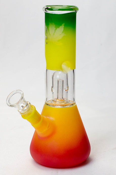 8" dome percolator beaker water bong-Leaf | Jupiter Grass