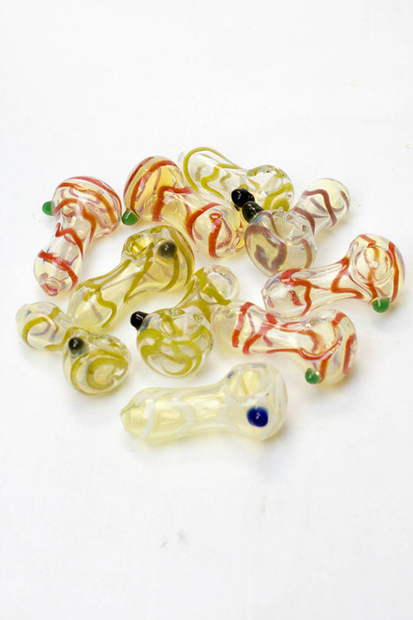 2.5" soft glass 6944 hand pipe - Pack of 10 | Jupiter Grass