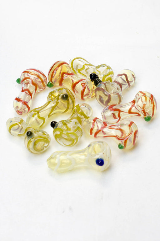 2.5" soft glass 6944 hand pipe - Pack of 10 | Jupiter Grass