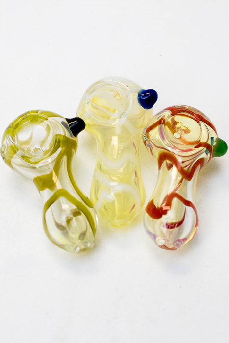 2.5" soft glass 6944 hand pipe - Pack of 10 | Jupiter Grass