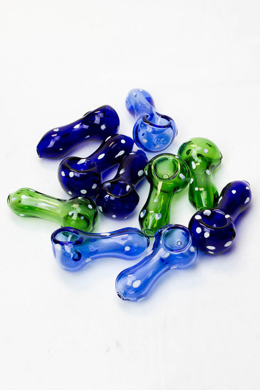 2.5" soft glass 6946 hand pipe - Pack of 10 | Jupiter Grass