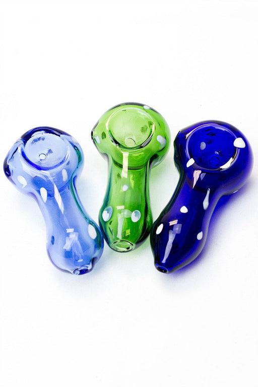 2.5" soft glass 6946 hand pipe - Pack of 10 | Jupiter Grass