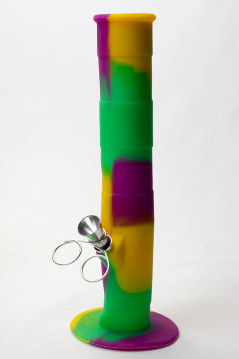 9" Foldable silicone tube portable bong Box of 6 | Jupiter Grass