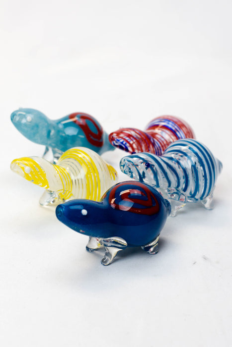 3" Turtle shape glass hand pipe | Jupiter Grass