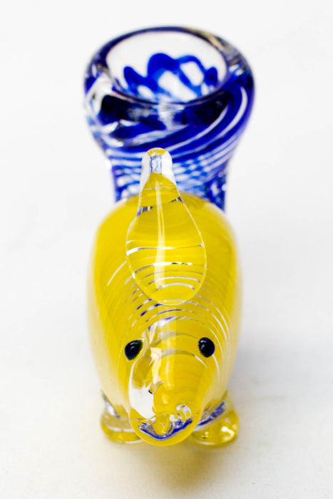 3.5" Goldfish shape glass hand pipe | Jupiter Grass