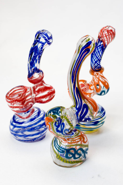 6" Single chamber bubbler | Jupiter Grass