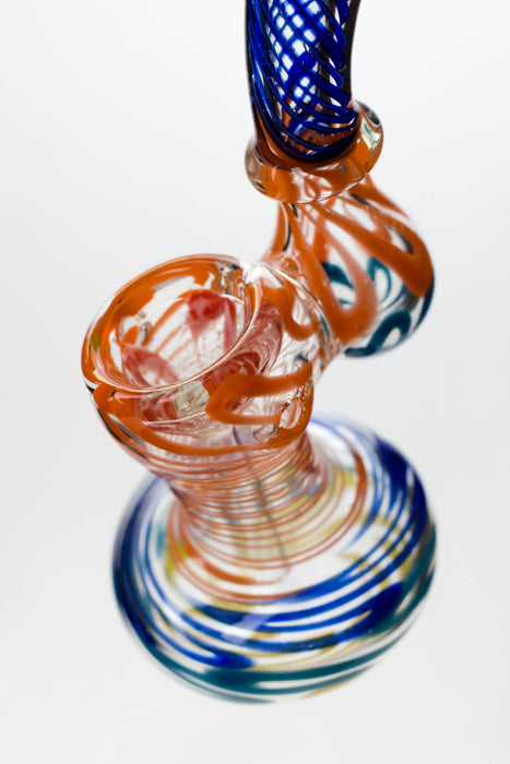 6" Single chamber bubbler | Jupiter Grass