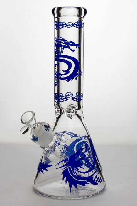 12" Dragon 9 mm thick glass beaker bong | Jupiter Grass