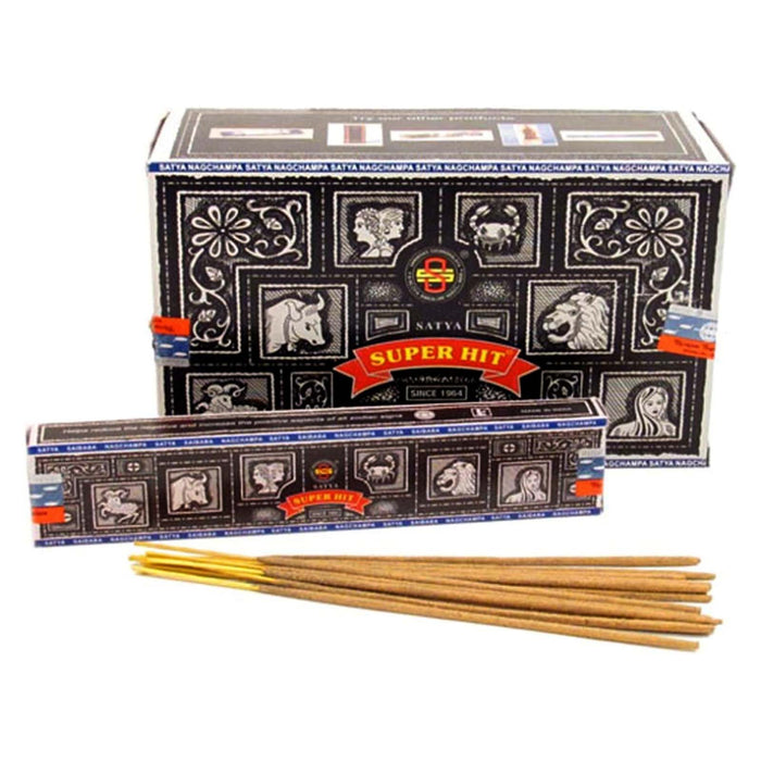 Satya | Nag Champa Super Hit Box of 12 | Jupiter Grass