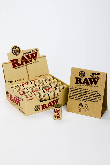 Raw Hemp Wick 10 ft / 3m Display of 40 | Jupiter Grass