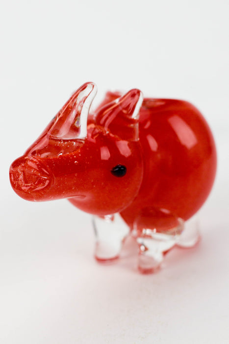 Small Rhino glass hand pipe | Jupiter Grass