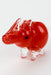 Small Rhino glass hand pipe | Jupiter Grass