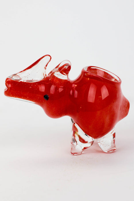 Small Rhino glass hand pipe | Jupiter Grass