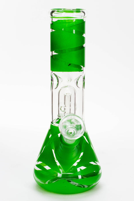 8" single dome percolator glass water bong | Jupiter Grass