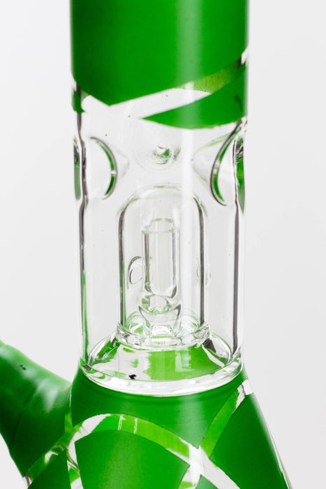 8" single dome percolator glass water bong | Jupiter Grass