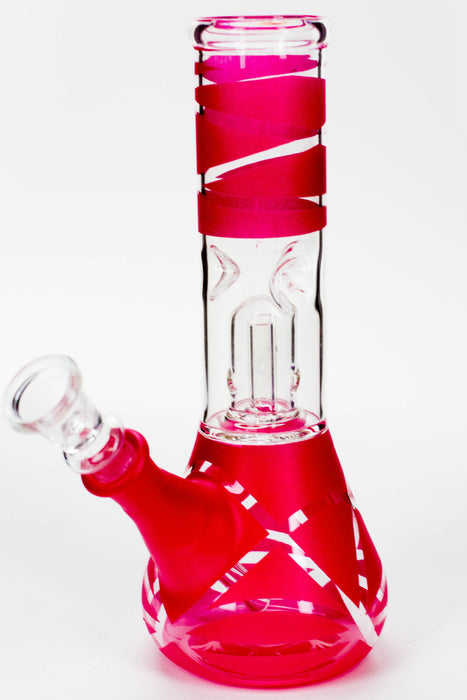 8" single dome percolator glass water bong | Jupiter Grass