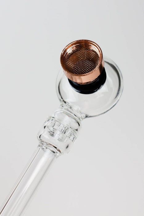 5.5" Glass tube pipe TP005 with metal screen Box of 24 | Jupiter Grass