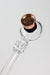 5.5" Glass tube pipe TP005 with metal screen Box of 24 | Jupiter Grass