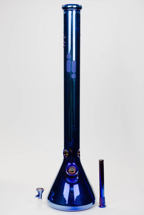 24" Infyniti Tree of Life 7 mm metallic glass water bong | Jupiter Grass