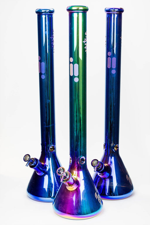 24" Infyniti Tree of Life 7 mm metallic glass water bong | Jupiter Grass