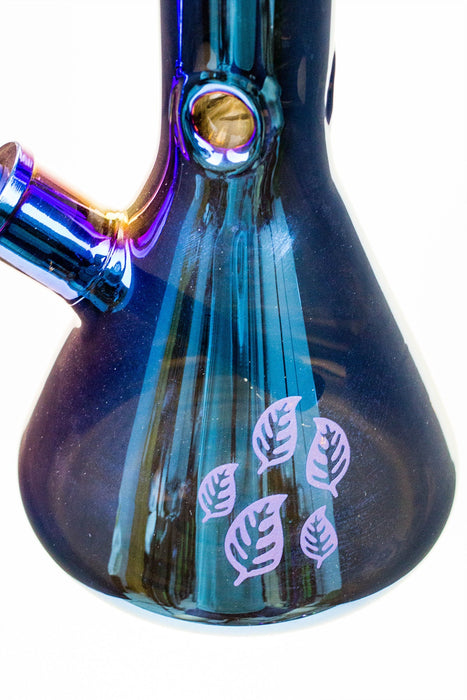 24" Infyniti Tree of Life 7 mm metallic glass water bong | Jupiter Grass