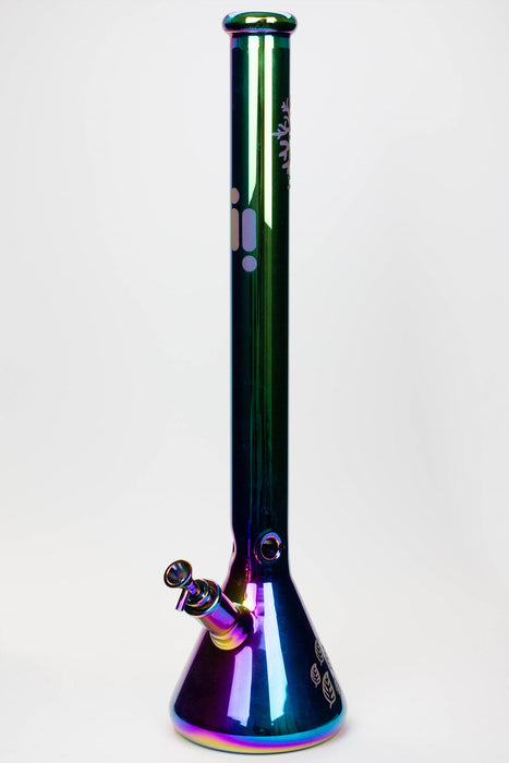 24" Infyniti Tree of Life 7 mm metallic glass water bong | Jupiter Grass