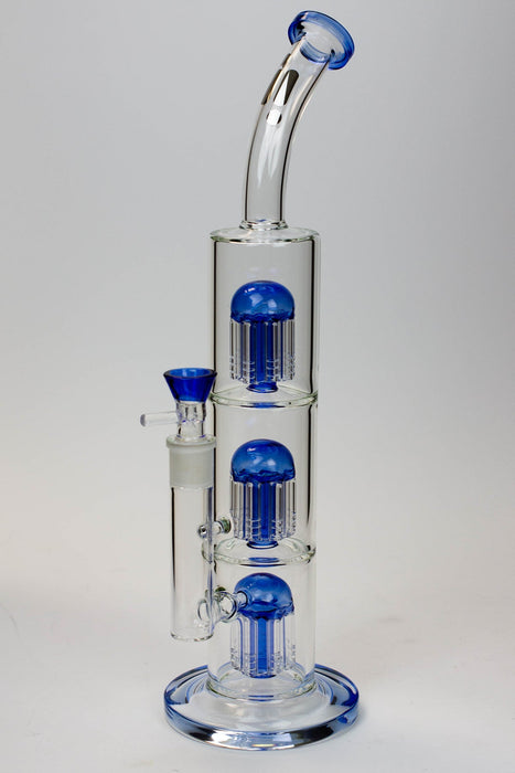 16" Infyniti Triple tree arms percolator glass bong | Jupiter Grass