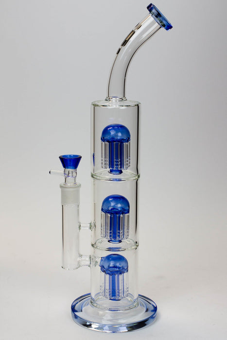 16" Infyniti Triple tree arms percolator glass bong | Jupiter Grass