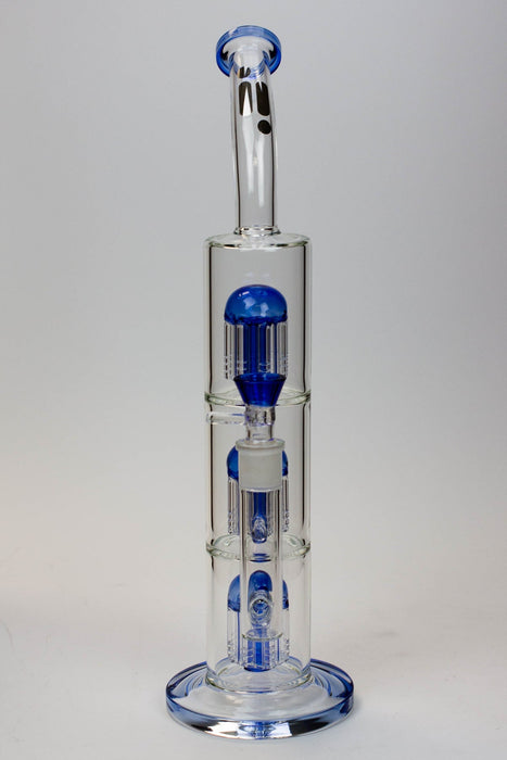 16" Infyniti Triple tree arms percolator glass bong | Jupiter Grass