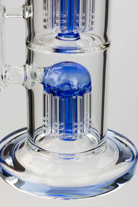 16" Infyniti Triple tree arms percolator glass bong | Jupiter Grass