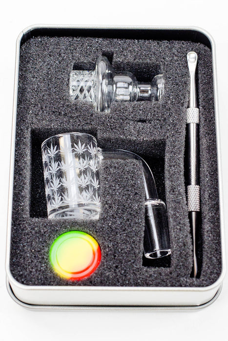 Quartz banger and Carb cap set | Jupiter Grass
