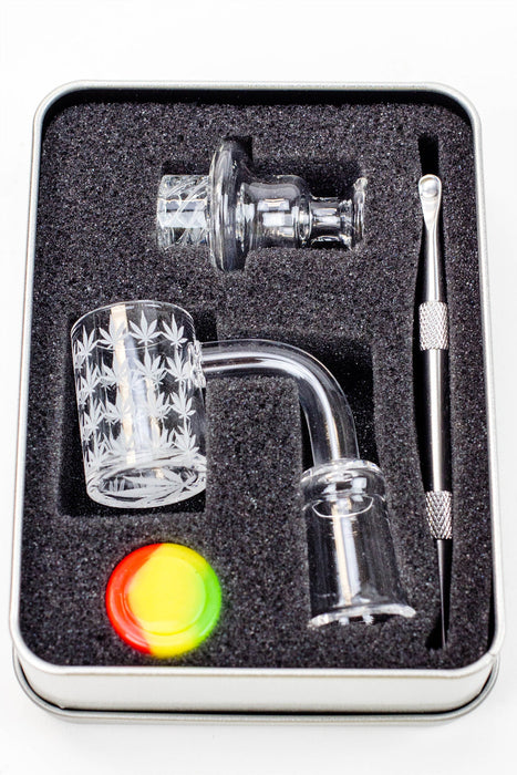 Quartz banger and Carb cap set | Jupiter Grass