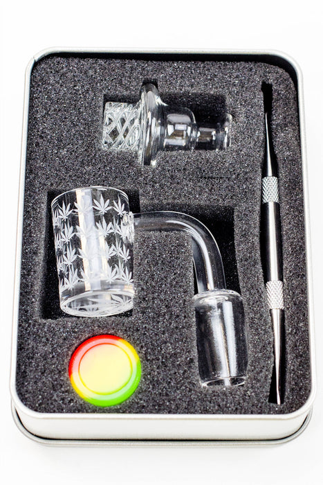 Quartz banger and Carb cap set | Jupiter Grass