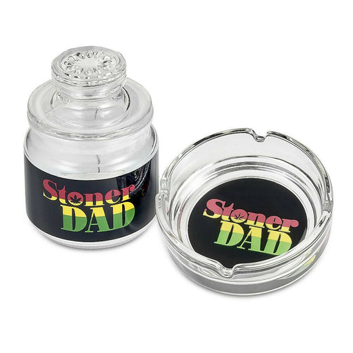 ASHTRAY AND STASH JAR SET - STONER DAD DESIGN | Jupiter Grass