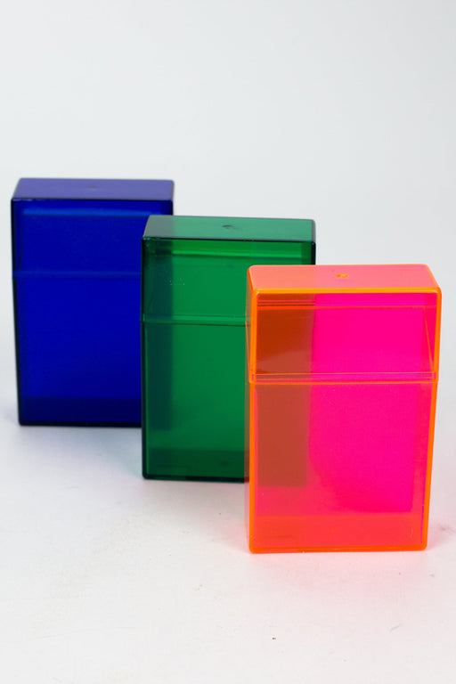 Plastic Flip open Cigarette Case Box of 12 | Jupiter Grass