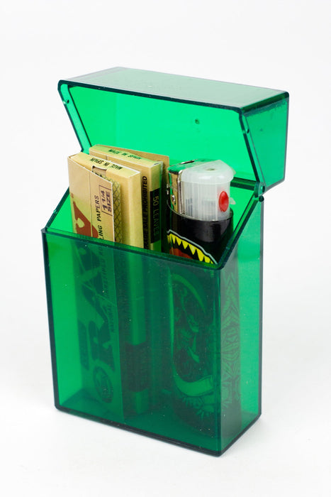 Plastic Flip open Cigarette Case Box of 12 | Jupiter Grass