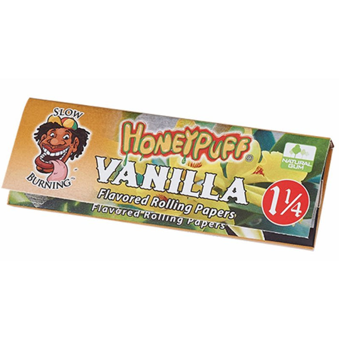 Honey Puff | Slow Burning Flavored Rolling Paper-12 booklets/display  [P802x] | Jupiter Grass