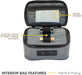 Herb & Mary | Smell Proof Accessories Storage Stash Case w/Integrated Combo Lock (Medium) | Jupiter Grass