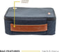 Herb & Mary | Smell Proof Accessories Storage Stash Case w/Integrated Combo Lock (Large) | Jupiter Grass