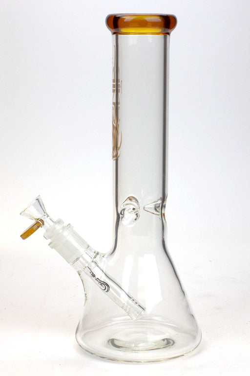 12" Genie Classic beaker glass water bong_1