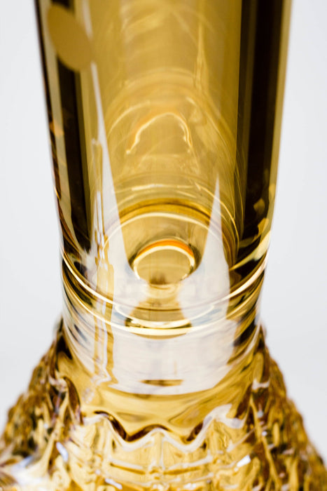 14" Infyniti embossed diamond beaker 7 mm glass bong | Jupiter Grass