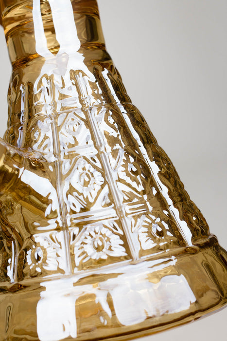 14" Infyniti embossed diamond beaker 7 mm glass bong | Jupiter Grass