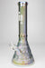 14" Infyniti embossed diamond beaker 7 mm glass bong | Jupiter Grass