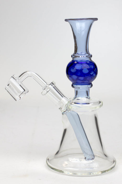 7" Genie hand bell fixed stem dab rig | Jupiter Grass