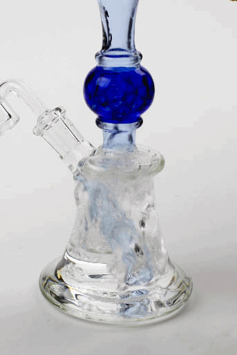 7" Genie hand bell fixed stem dab rig | Jupiter Grass