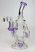 8.5" Genie twin turbine recycler dab rig | Jupiter Grass