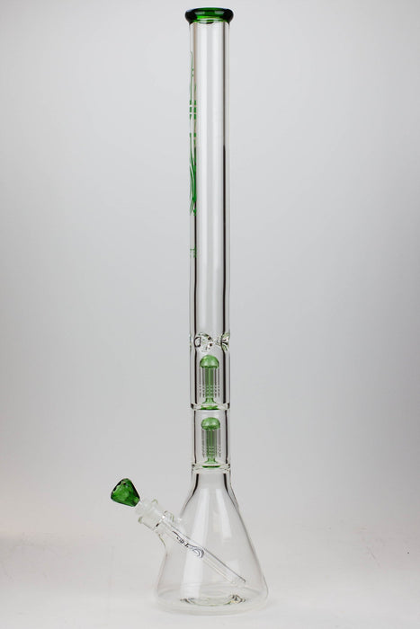 30" Genie 9 mm Dual tree arms beaker glass water bong | Jupiter Grass
